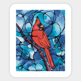 Red Cardinal Sticker